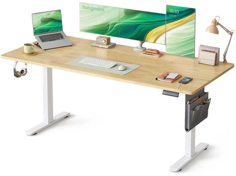 Elektrinis rašomasis stalas 180 × 80 × (72–120) cm