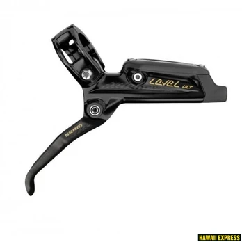 Stabdžių dalis SRAM LEVER ASSEMBLY - CARBON LEVER (ASSEMBLED, NO HOSE, INCLUDES BARB & OLIVE) VERSION 2 BLACK/GOLD -LEVEL ULTIMATE
