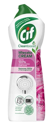 Šveičiamasis pienelis CIF Cream Pink Flower, 780ml