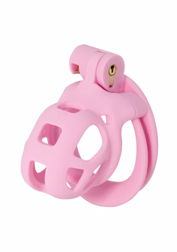 Pink Penio kalėjimo varpos narvas X-Short Rožinė