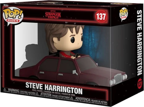 Funko POP figure Rides Stranger Things 5 Steve Harrington