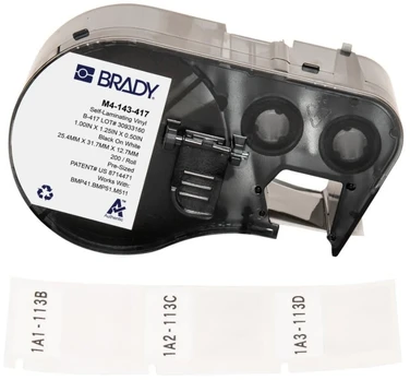 Brady BMP41/BMP51/BMP53/M511 Label Spausdintuvas Labels