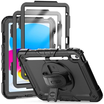 Tech-Protect Solid360 dėklas, skirtas iPad 10.9" 2022, juodas