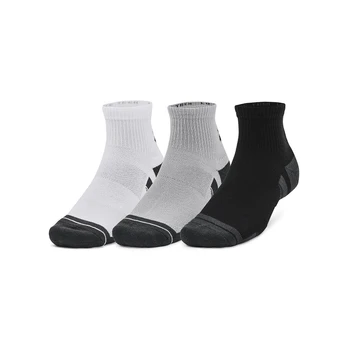 Under Armour Performance Tech 3-Pack Qtr Mod Gray - Dydis M (1379510-011 Kojinės)