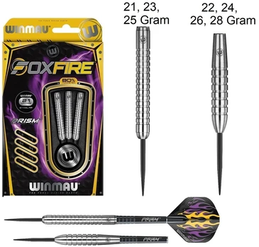 Smiginio strėlytės Winmau Foxfire, 21 g, 80 % volframo