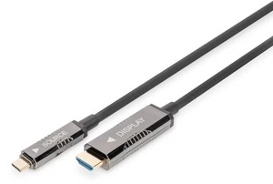 Assmann Electronic DIGITUS USB Type-C-USB Type-C AOC hibridinis FO kabelis 4K 60Hz USB 3.1 SPEC 20m