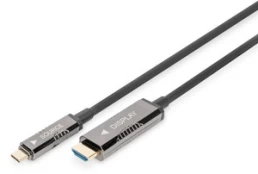 Assmann Electronic DIGITUS USB Type-C-USB Type-C AOC hibridinis FO kabelis 4K 60Hz USB 3.1 SPEC 20m kaina