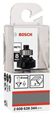 Suapvalinimo freza BOSCH, R=3 mm, dvipusė, UŽS kaina