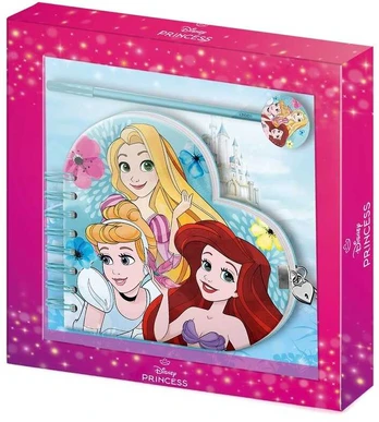 Karactermania Disney Princess diary + pen set
