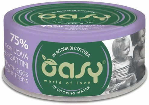 Oasy More Love vištiena with Eggs for kittens 70gr
