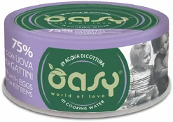 Oasy More Love vištiena with Eggs for kittens 70gr kaina