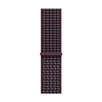 Apple Watch Burgundy Plaid Sport Loop
