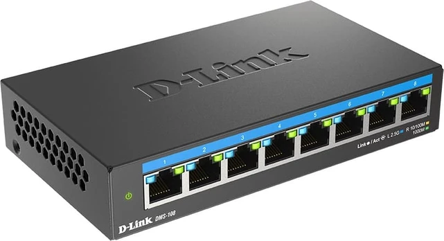 Šakotuvas D-Link 8 jungtys Multigigabit 2.5Gps/5 ans ave