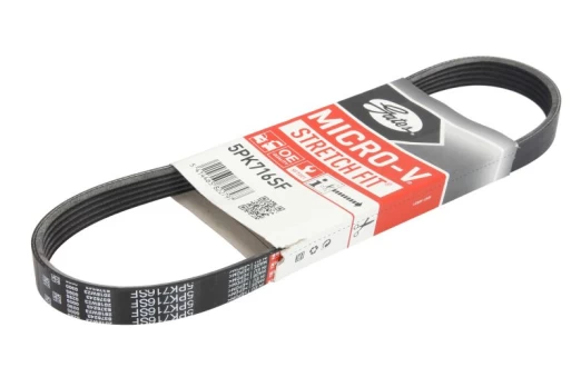 V formos rumbuoti diržai GATES 5PK716SF