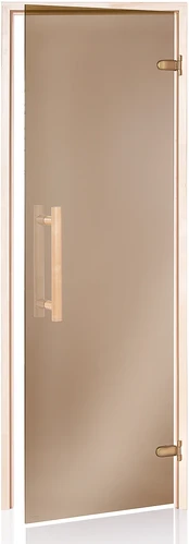 Andres Glass Solutions AD NATURAL stiklinės pirties durys