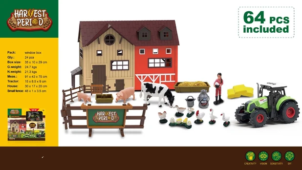 Farm Set with Tractor + Accessories
