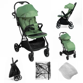 Kidnort Fjällräv Green Vaikiškas vežimėlis