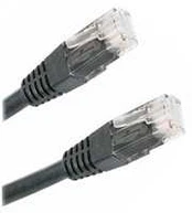 XtendLan pataisomasis kabelis Cat6, UTP - 3m, juodas