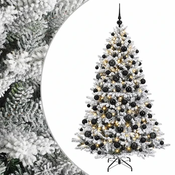 Dirbtinė Kalėdų eglutė su burbulais 210 cm 300 LED Šilta balta