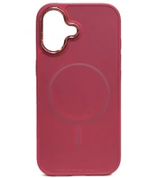 Raudonas dėklas Apple iPhone 17 telefonui "Frame Mag Cover"