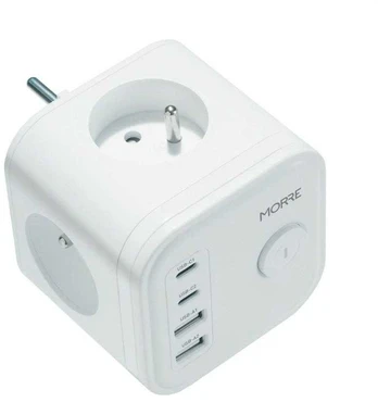 Tiross MORRE ROZGAŁĘZIACZ KOSTKOWY 3G,2xUSB,2xUSB-C