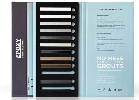 GoPoxy Grout Chart glaisto spalvų paletė