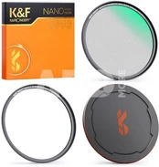 K&F 77mm Magnetic Black Mist Filter 1/4 Special Effects Filter HD Multi-layer Coated, Waterproof/Scratch-Resistant/ Anti-Reflection, Nano-X Series kaina