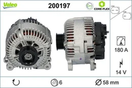 VALEO VAL200197 Alternator kaina