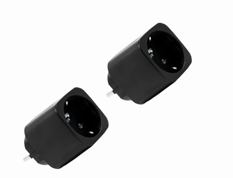 SHELLY Plug M Black 2-pack Plug | FG3800238074197