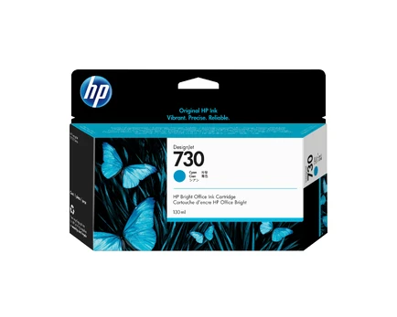 HP 730 130 ml Cyan Ink Cartridge   | P2V62A