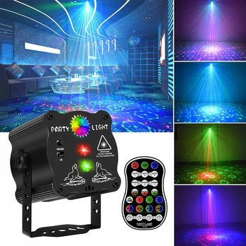 Diskotekos projektorius Disco rutulys lazeris + Led Rgb