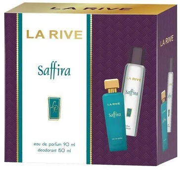 Dovanų komplektas moterims La Rive Saffira Eau de parfum + deo, 2 vnt.