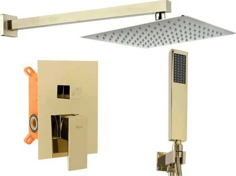Potinkinis dušo komplektas REA Fenix, Gold, + Box