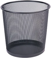 Metalinė šiukšlių dėžė, 12 l, juoda kaina