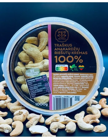 Nutvila Anakardžių riešutų kremas 1kg