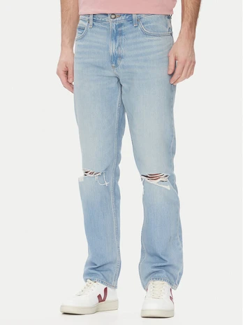 Lee Džinsai West 112363966 Mėlyna Straight Fit