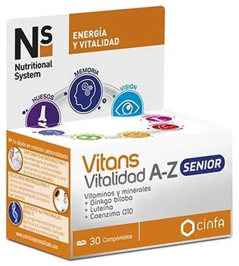 Ns Vitans Vitality A-Z Senior 30 Tablets