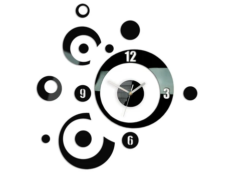 Sieninis laikrodis PlanetBlack