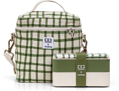 Rinkinys lunch box + torba termiczna Monbento × Hindbag – limitowany