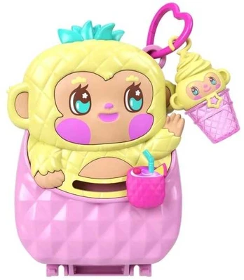 Polly Pocket Core Compact Pineapple Monkey Colada