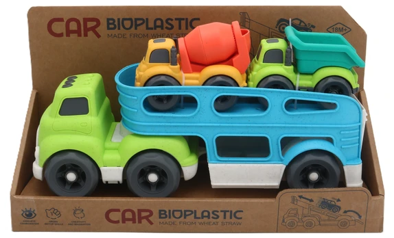 BIOPLASTIC sunkvežimis su 2 automobiliais, MX0492557