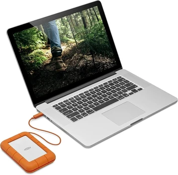 Lacie La Robust išorinis kietasis diskas, oranžinis