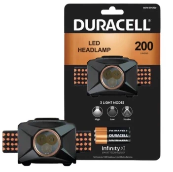 Duracell Žibintuvėlis frontal 200 LM