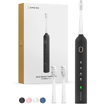 Elektrinis dantų šepetėlis Epeios Sonic EPET003, juoda