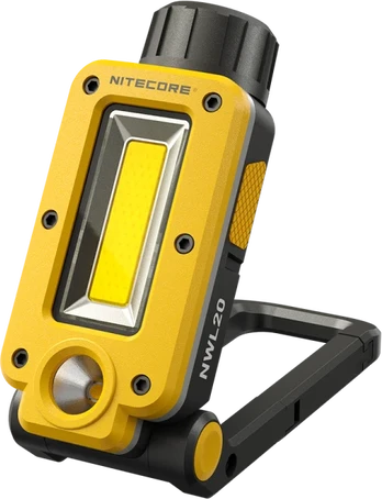 Nitecore NWL20 Darbinis žibintas, 600 lm, iki 93 m, 5000 mAh, USB-C, IPX5