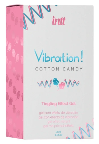 INTT - POWERFUL INTIMATE STIMULANT COTTON CANDY LIQUID VIBRATOR GEL 15 ML