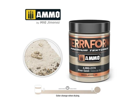 AMMO by MIG Jimenez AMMO MIG - TERRAFORM River Sand, 100ml, 2174