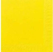 Serviet Duni 40x40 cm 3-lag Gul,125 Stk/pk