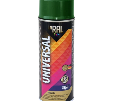 Aerozoliniai dažai INRAL UNIVERSAL, RAL6029, 400 ml žali