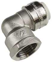 Roth Perėjimo kampas QuickPush 15x1/2'' su 316L